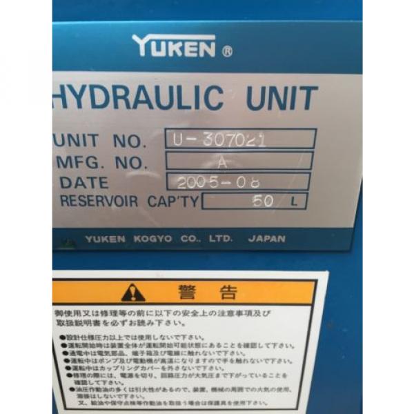 YUKEN U-307021 Doppel Hydraulik Pumpe + Motor + Tank #5 image