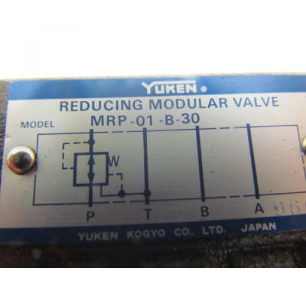 Yuken MRP-01-B-30 Reducing modular Valve flow control Okuma #7 image