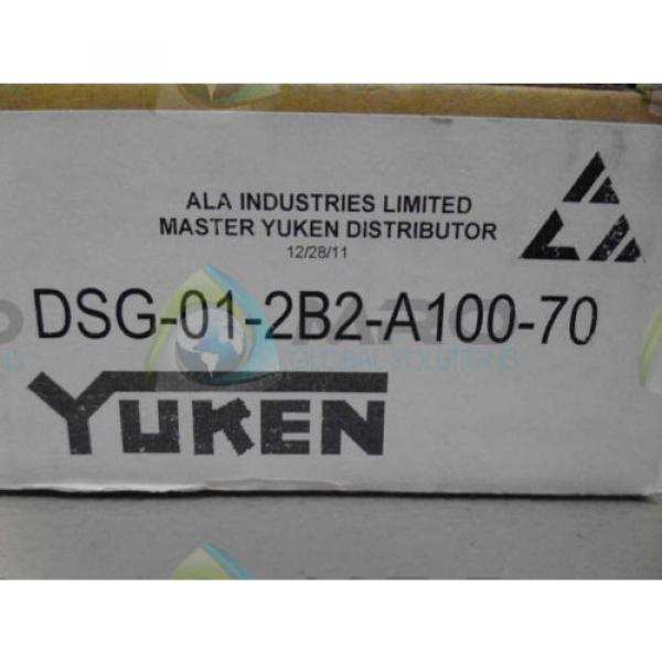 YUKEN DSG-01-2B2-A100-70 VALVE *NEW IN BOX* #1 image