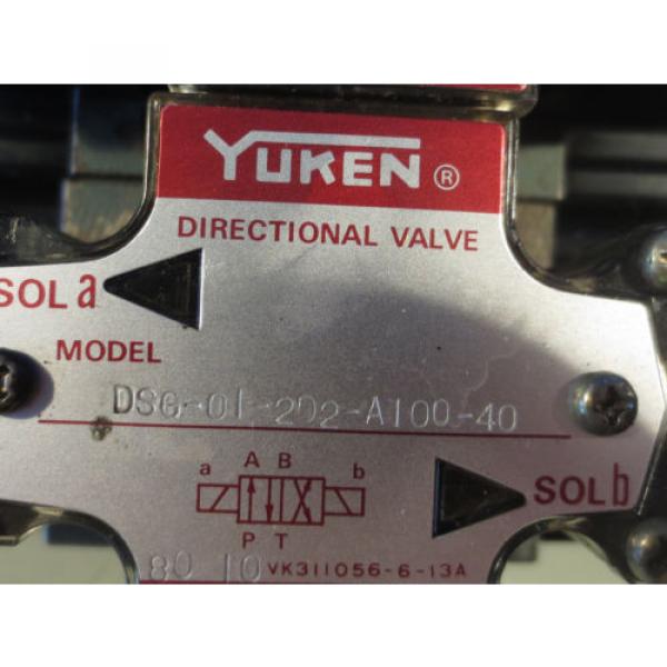 YUKEN DIRECTIONAL VALVE K-DSG-01-2D2-A100-40 #2 image