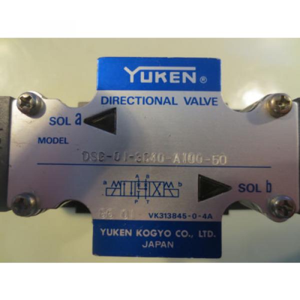 YUKEN DIRECTIONAL VALVE DSG-01-3C40-A100-50 #2 image
