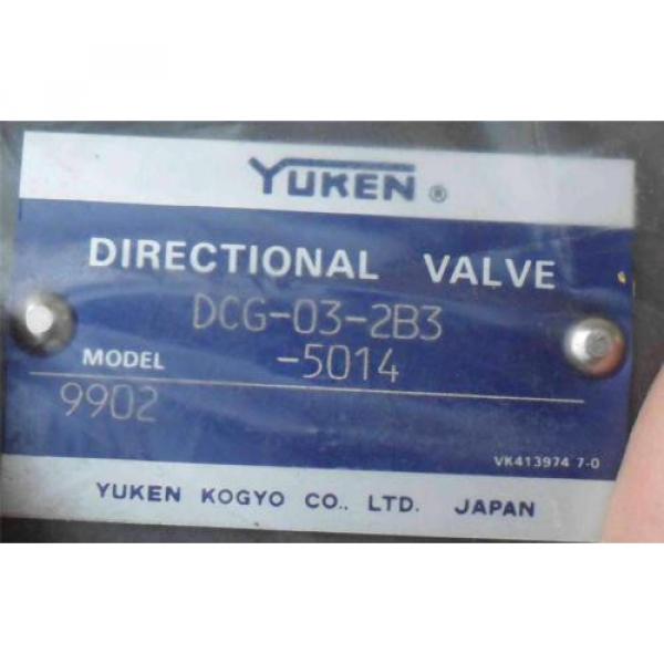 Yuken  DCG-03-2B3-5014  Directional Valve  #285 #2 image