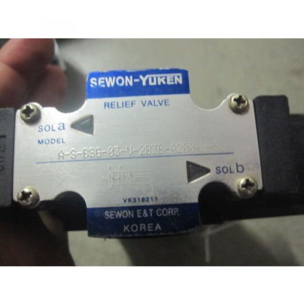 Sewon Yuken Pressure Control Valve  bsg-03-v-2b3b a-s-bsg-03-v-2b3b-a200-r-51 #7 image