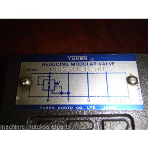 Yuken Reducing Modular Valve MRP-01-B-30   MRP01B30 off a Okuma MC-5VA  60100275 #4 image