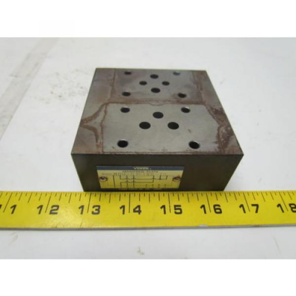 Yuken MDU-01-15B-10 Hydraulic Block Spacer Manifold plate Okuma #1 image