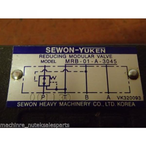 Sewon-Yuken Reducing Modular Valve MRB-01-A-3045 _ MRB01A304 Hyundai HIT-15 3418 #5 image