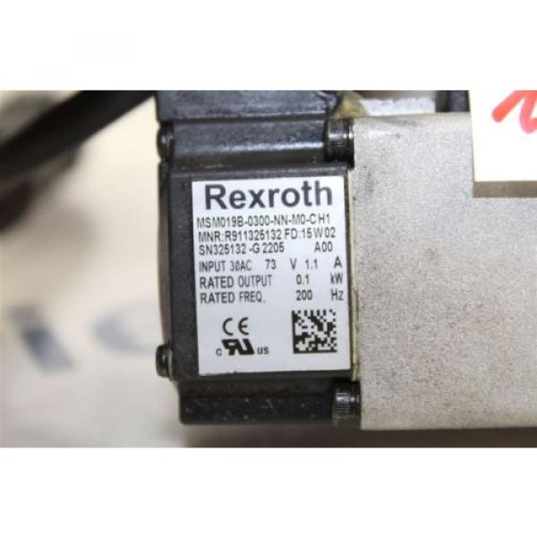 Rexroth MSM019B-0300-NN-M0-CH1 Servo motor MSM019B0300NNM0CH1 #3 image