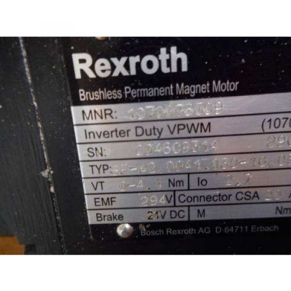 Rexroth 1070076509 Brushless Permanent Magnet Motor SF-A2.0041.030-10.050 #4 image