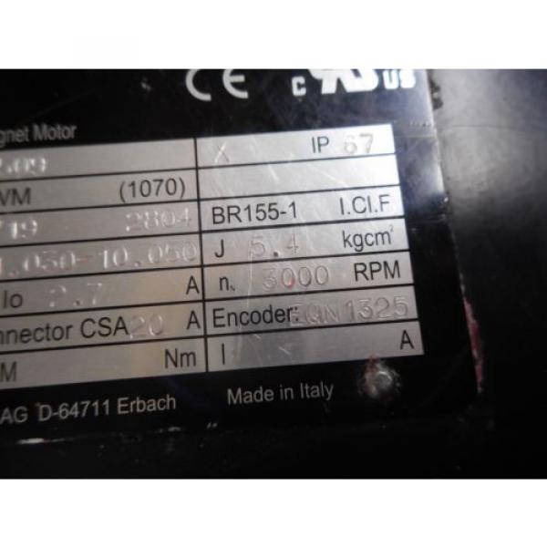 Rexroth 1070076509 Motor Typ SF-A2.0041.030-10.050 2.7A 3000RPM QN1325 Encoder #4 image