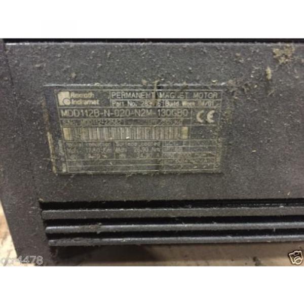 Rexroth Indramat Permanent Magnet Motor Serial # MDD112-22582 #3 image