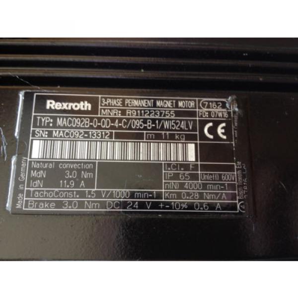Rexroth MAC092B-0-QD-4-C/095-B-1/WI524LV #3 image