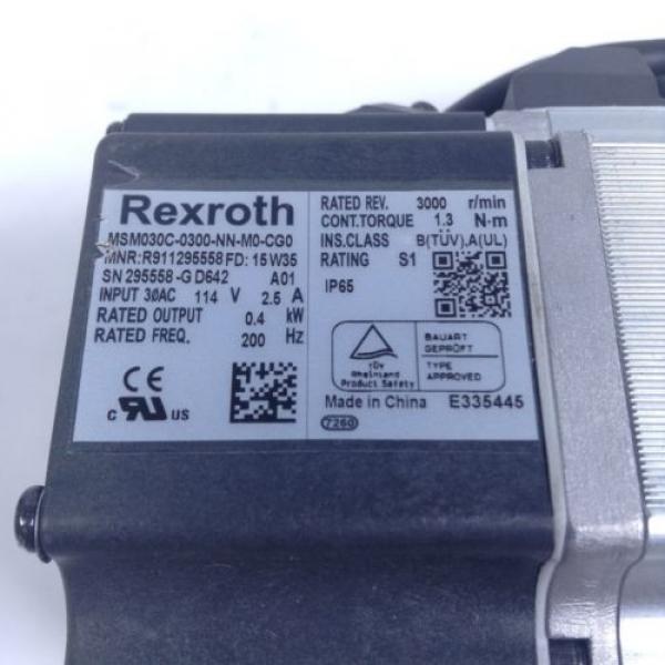 Rexroth MSM030C-0300-NN-M0-CG0 Server Motor R911295558 MSM030 UMP #3 image