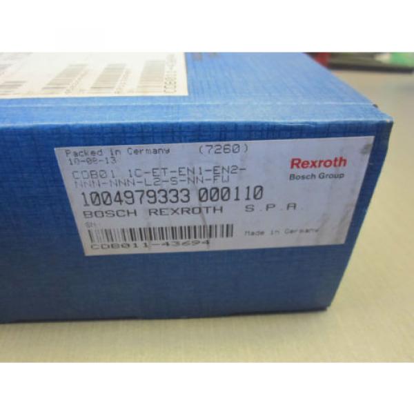 Bosch Rexroth CDB01.1C-ET-EN1-EN2-NNN-NNN-L2-S-NN-FW servo motor amplifier #4 image