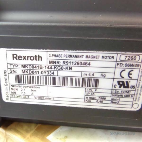 Rexroth Servomotor MKD041B-144-KG0-KN R911260464 OVP #2 image