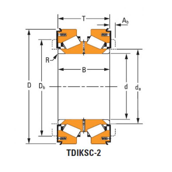  H228643dw H228610 TDIK Thrust Tapered Roller Bearings #1 image