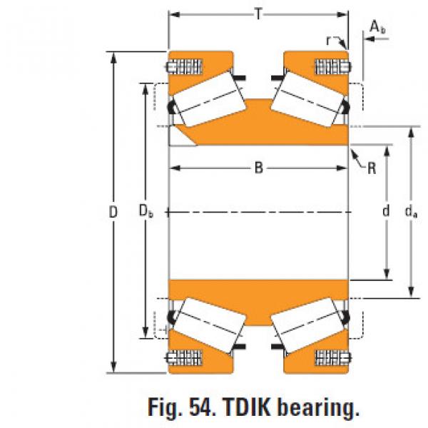  392dw 394a TDIK Thrust Tapered Roller Bearings #1 image