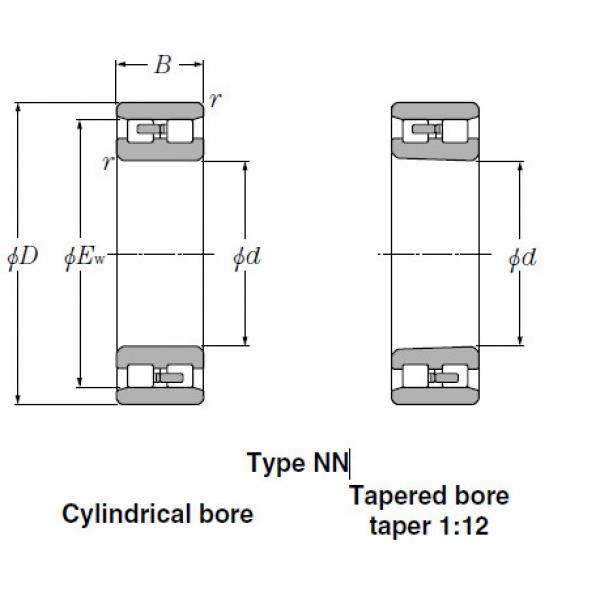   NN3021 Tapered Roller Bearings NTN #2 image
