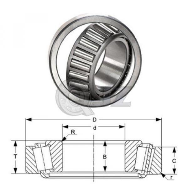 2x JLM506849-JLM506810 Tapered Roller Bearing Premium Free Shipping Cup &amp; Cone #4 image