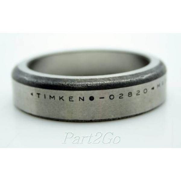  02820 Tapered Roller Bearings Outer Race Cup Steel #1 image