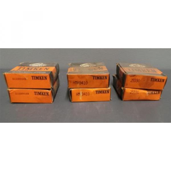  Tapered Roller Bearing 25590 HM89449 HM89410 Lot of 6 New #2 image