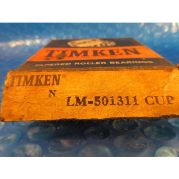 LM501311 Tapered Roller Bearing Single Cup 2.891&#034; OD x 0.7160&#034; Wide #2 image