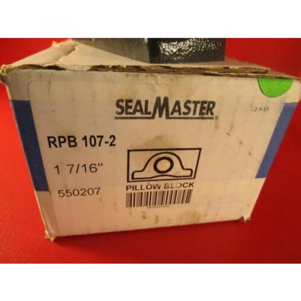 SEAL MASTER RPB 107-2 1-7/16&#034;dia Bore Tapered Roller Pillow Block Bearing #2 image