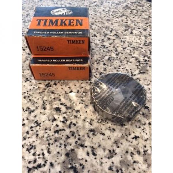 NEW  15245 Tapered Roller Bearing Cup. SET OF 2. FREE Shipping #1 image