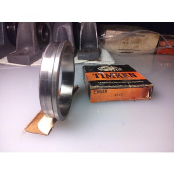  354B TAPERED ROLLER BEARING SINGLE CUP STANDARD TOLERANCE FLANGED O... #4 image