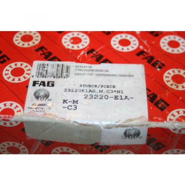  Tapered Spherical Roller Bearing 23220 E1A.K.M.C3 ** NEW ** #2 image
