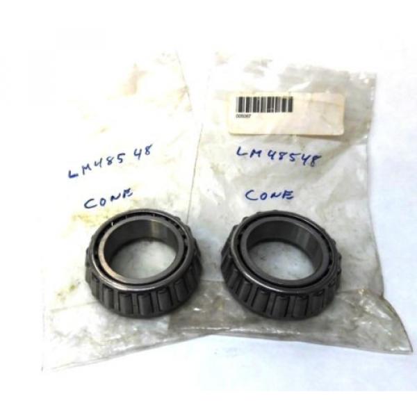 RBI ROLLER BEARING LM48548 SINGLE ROW TAPERED 1.3125&#034; ID 2.71&#034; OD LOT OF 2 #1 image
