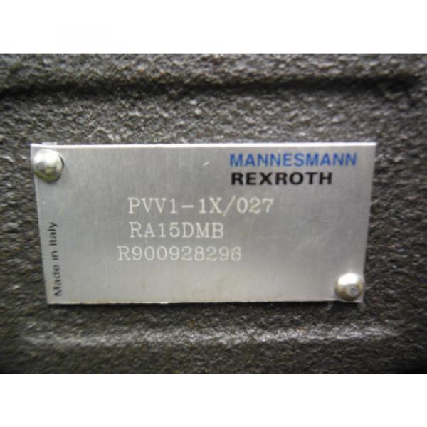 NEW BOSCH REXROTH VANE PUMP MODEL # PVV1-1X/027RA15DMB #3 image