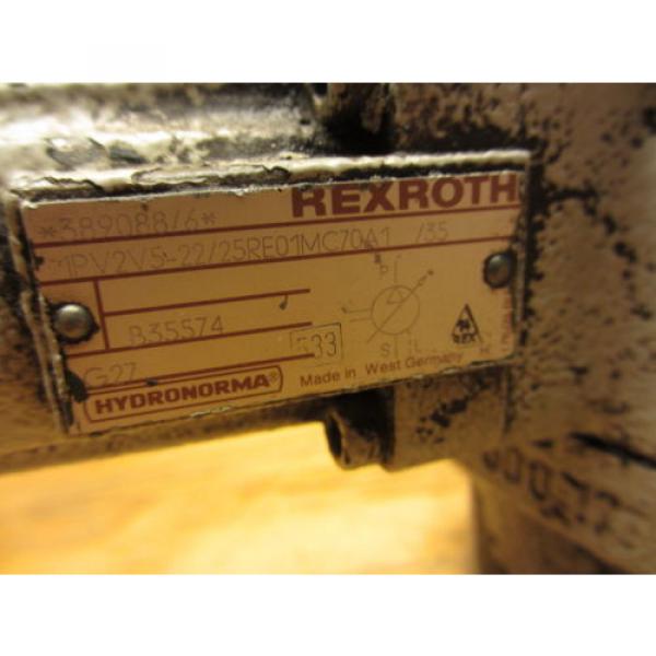Rexroth 1PV2V5-22/25RE01MC70A1 /35 Hydraulic Pump Hydronorma 389086/6 #2 image