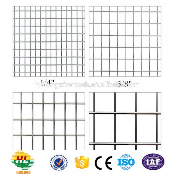 WELDED MESH TYPE SQUARE HOLE SHAPE GI WELDED WIRE MESH #2 image