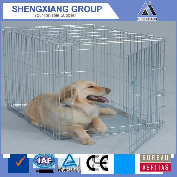 stainless steel dog cage with wheels for sale cheap #2 image