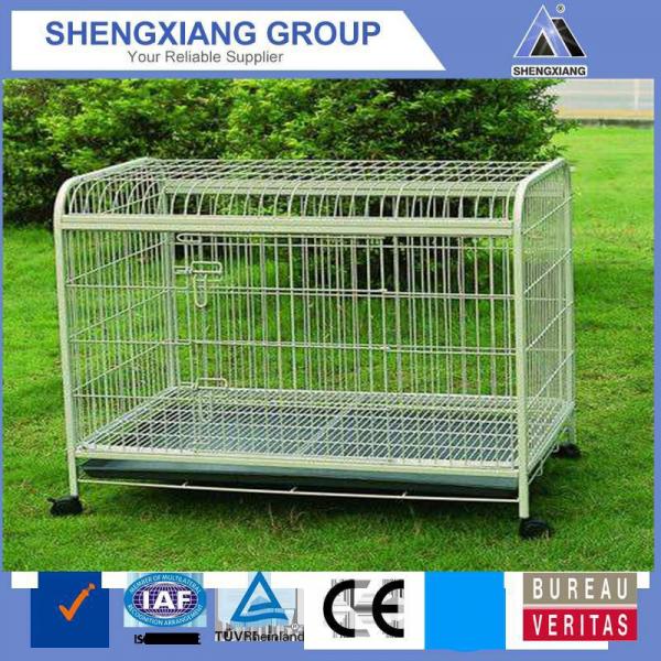 stainless steel dog cage with wheels for sale cheap #4 image