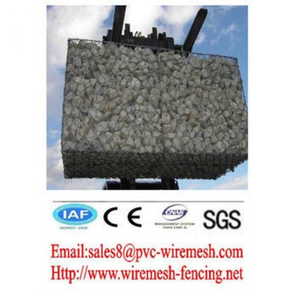 alibaba China CE&amp;ISO certificated electric galvanized+powder coated gabion box(pro manufacturer) #1 image