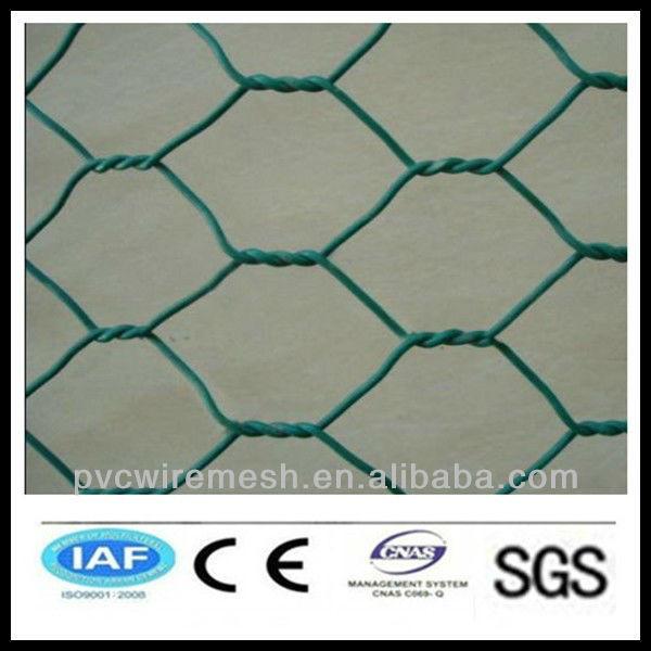 alibaba China wholesale CE&amp;ISO certificated galvanized and pvc coate hexagonal wire mesh(pro manufacturer) #1 image