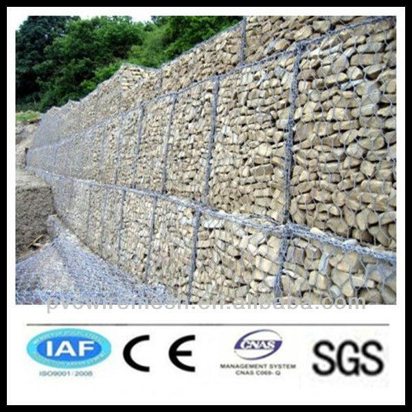 alibaba China wholesale CE&amp;ISO certificated gabion basket prices/gabion wire mesh(hexagonal wire netting)(pro manufacturer) #1 image