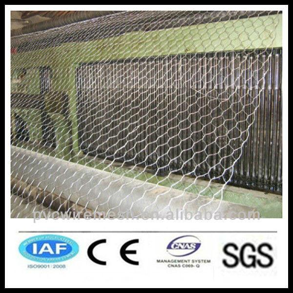 alibaba China wholesale CE&amp;ISO certificated galvanized gabion baskets/gabion wire mesh(hexagonal wire netting)(pro manufacturer) #1 image
