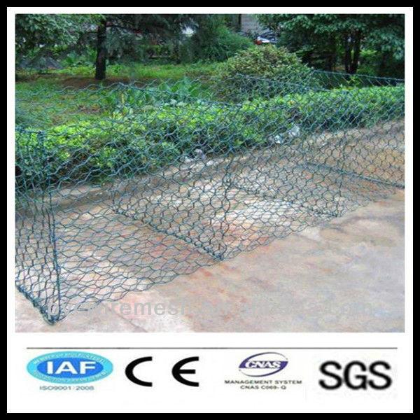 alibaba China wholesale CE&amp;ISO certificated pvc coated gabion basket/gabion wire mesh(hexagonal wire netting)(pro manufacturer) #1 image