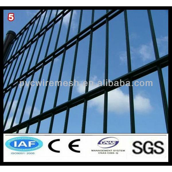 wholesale Powder Coated CE&amp;ISO certificated Double Wire Fence(professional manufacturer) #3 image