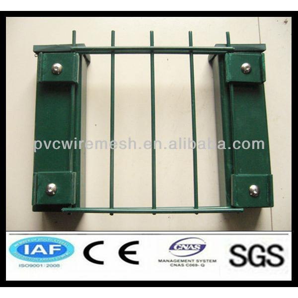 wholesale Powder Coated CE&amp;ISO certificated Double Wire Fence(professional manufacturer) #4 image