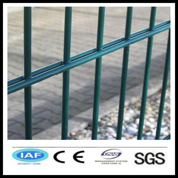 wholesale China CE&amp;ISO certificated pvc coated double wire fencing(professional manufacturer) #1 image