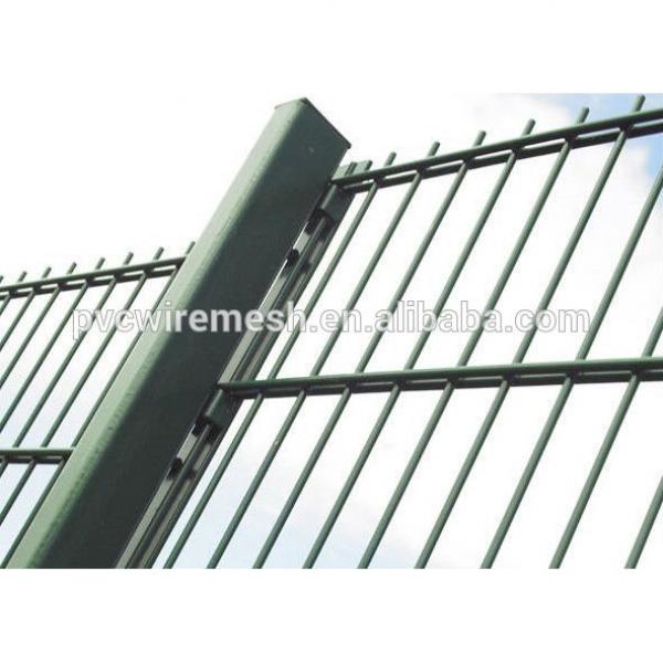 wholesale Powder Coated CE&amp;ISO certificated Double Wire Fencing (professional manufacturer) #2 image