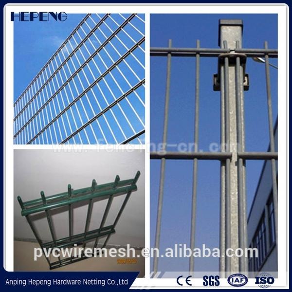 Alibaba gold supplier welded steel double wire fence #3 image