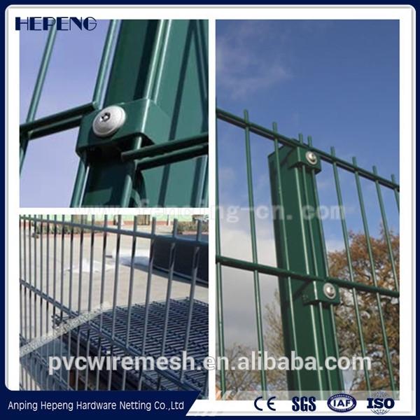 Hepeng factory welded steel wire double wire fence #3 image