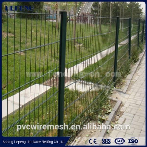 Hepeng factory welded steel wire double wire fence #5 image
