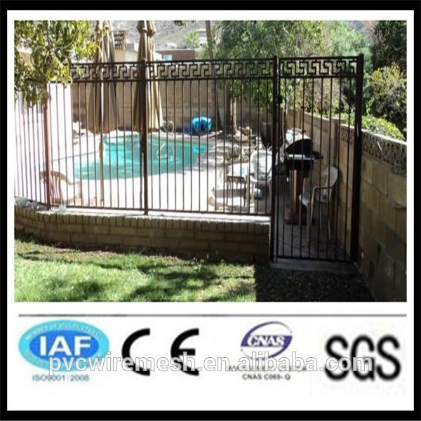 Round tube swimmg pool fence metal gates(ISO certificasion) #1 image