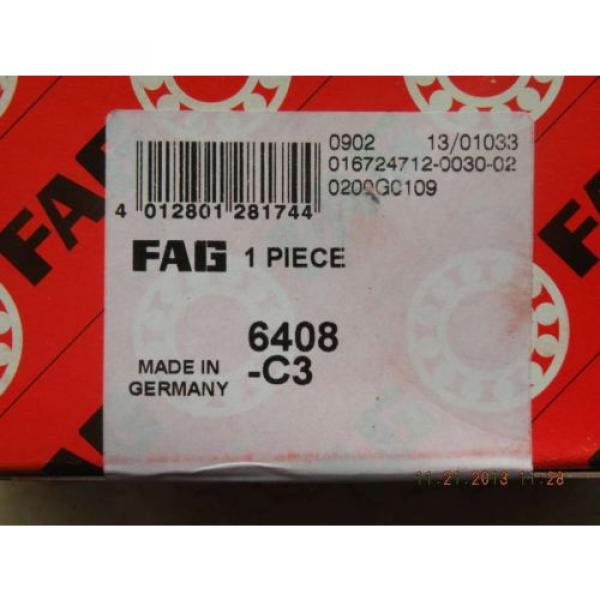 New FAG 6408-C3 NIB #1 image
