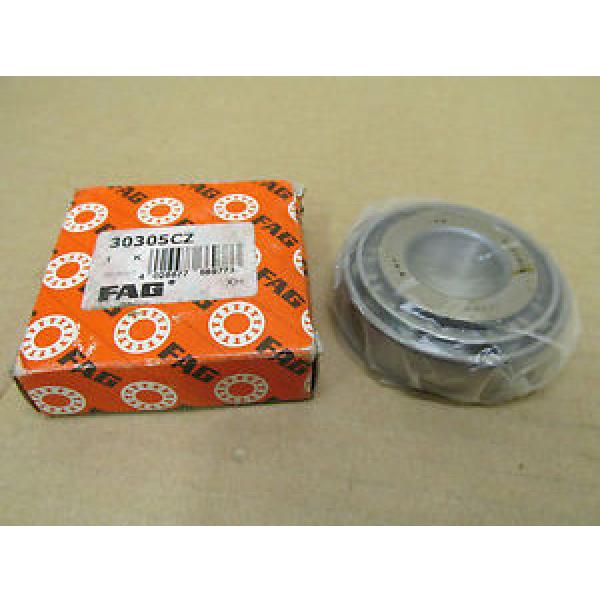 NIB FAG 30305CZ SET TAPERED ROLLER BEARING CONE &amp; CUP 30305 CZ 25 mm 62 mm OD #1 image